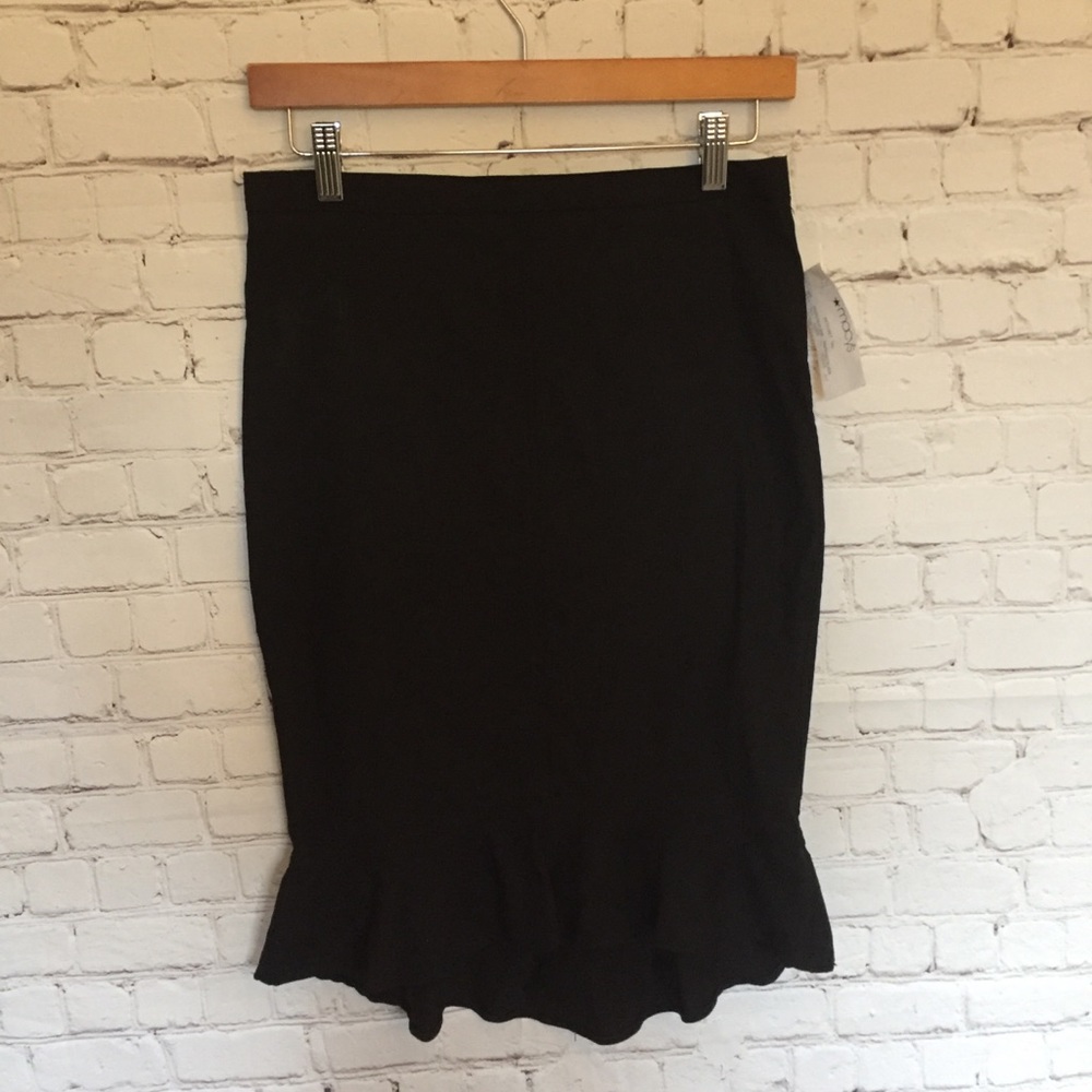 Max Studio Pencil Ruffle Skirt - Picture 3 of 11